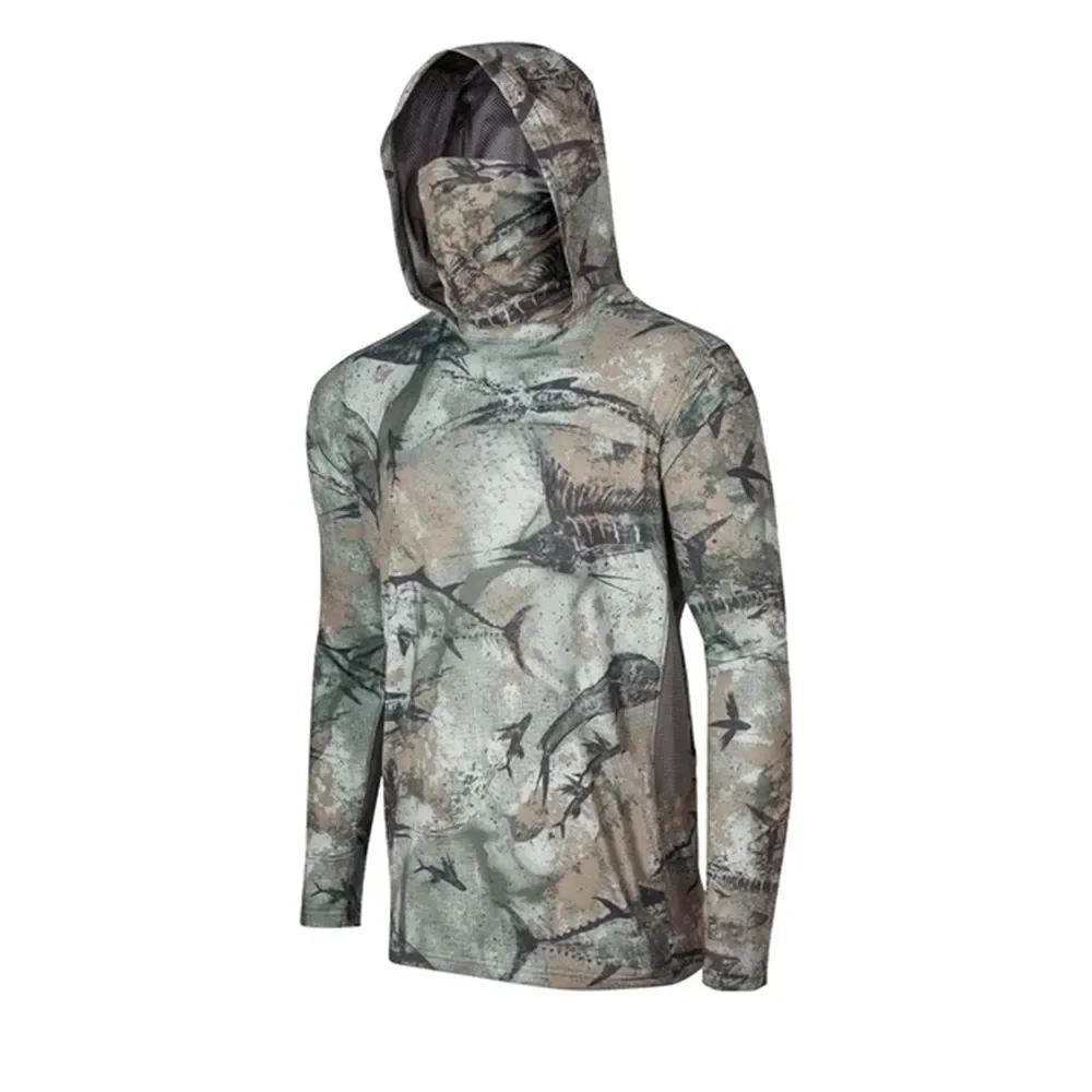 Fishing Mask Sun Protection - Camouflage Fishing Shirt Upf 50 Long