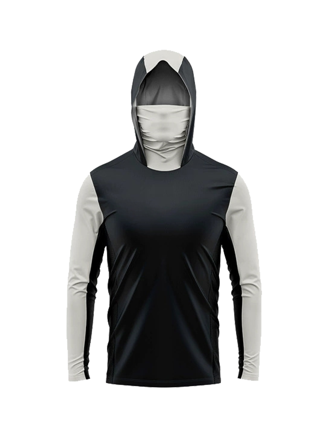 Long Sleeve Fishing Shirts Men - Fishing Mask Sun Protection 评论和价格