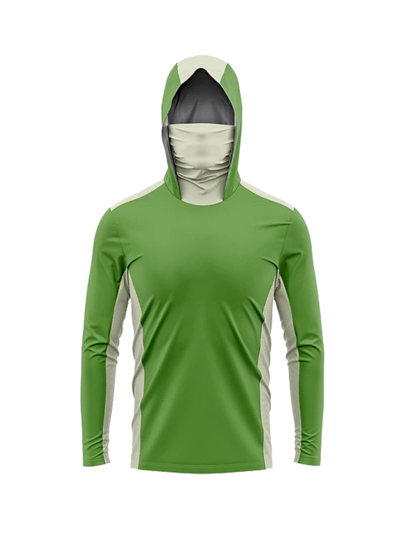Long Sleeve Fishing Shirts Men - Fishing Mask Sun Protection 评论和价格