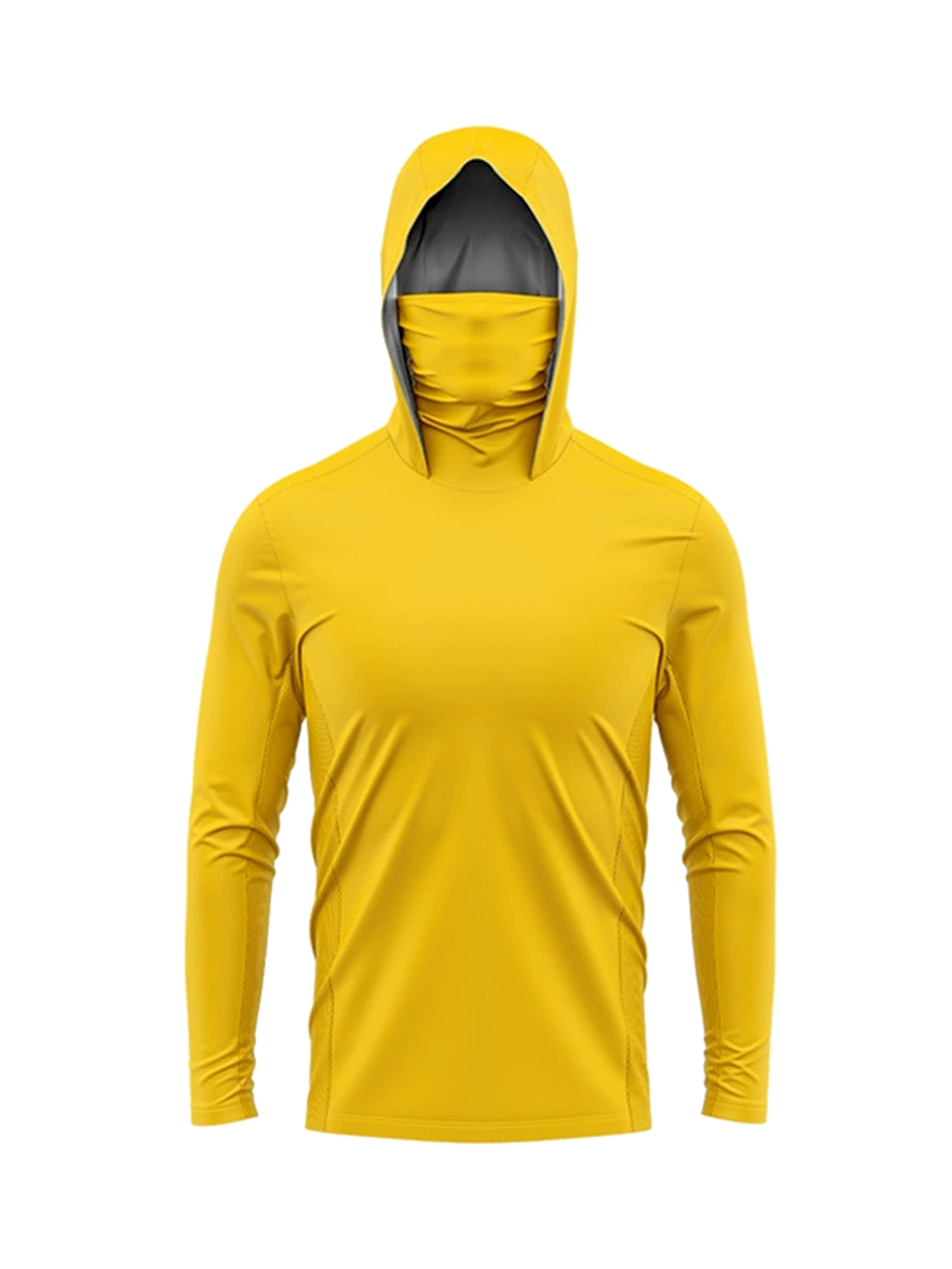 Long Sleeve Fishing Shirts Men - Fishing Mask Sun Protection 评论和价格