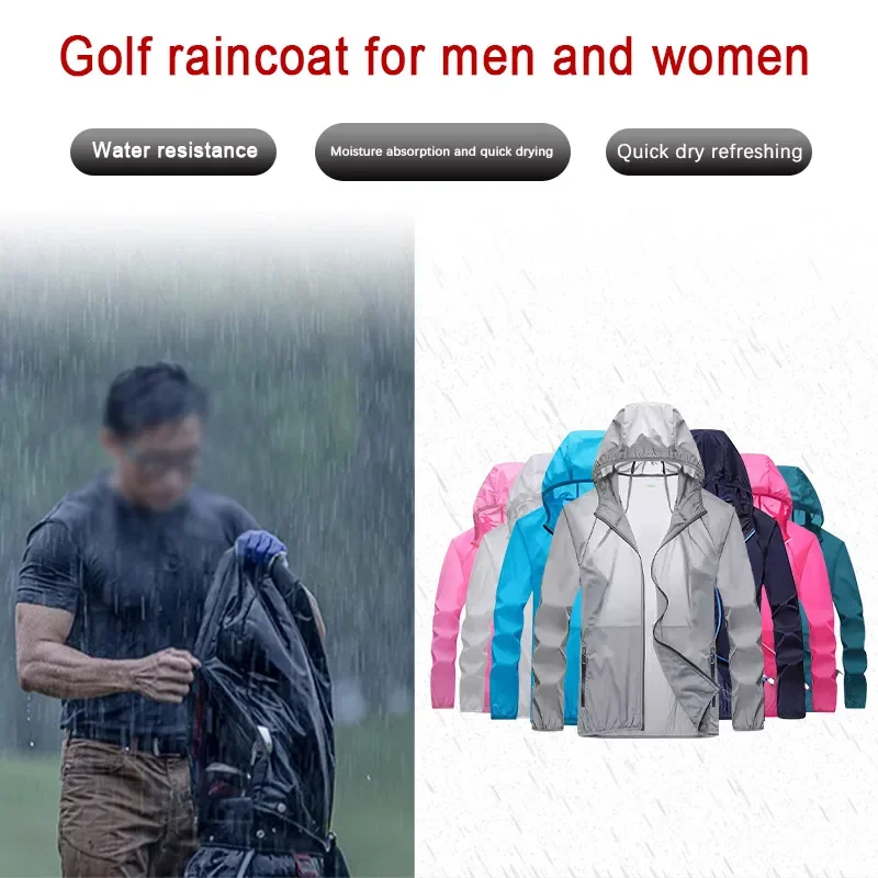 Golf Raincoat Lightweight Jack - Fishing Jacket Waterproof 评论和价格