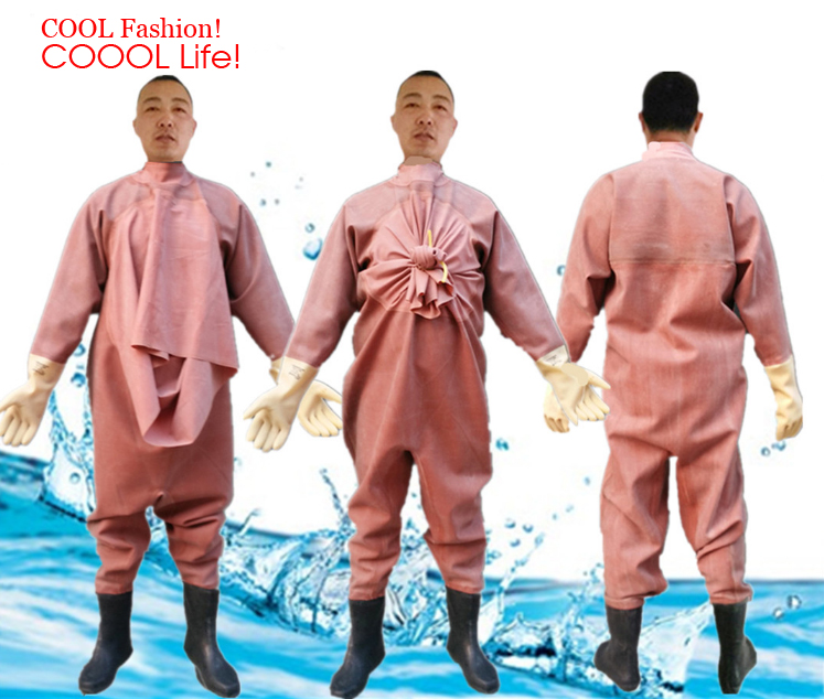 1mm Men Women Rubber Wader Sui - Fishing Rain Suit 评论和价格