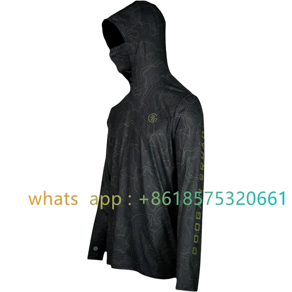 GOOGAN SQUAD Men Hoodie With M - Fishing Mask Sun Protection 评论和价格