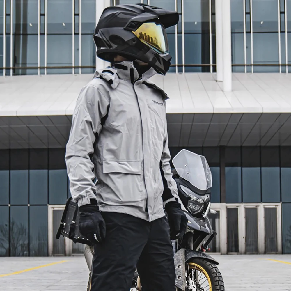 Motorcycle Raincoat Men Women  - Fishing Jacket Waterproof 评论和价格
